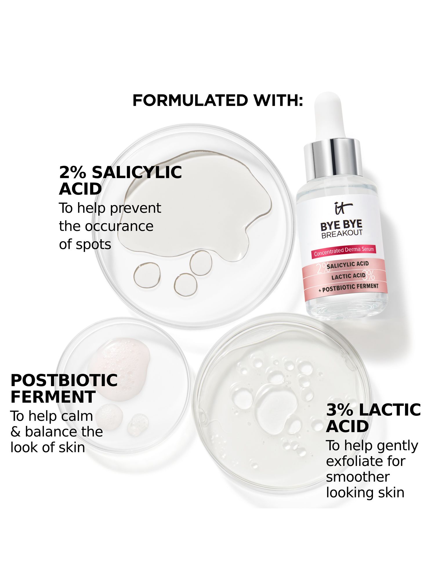 IT Cosmetics Bye Bye Breakout Salicylic Acid Serum, 30ml 5