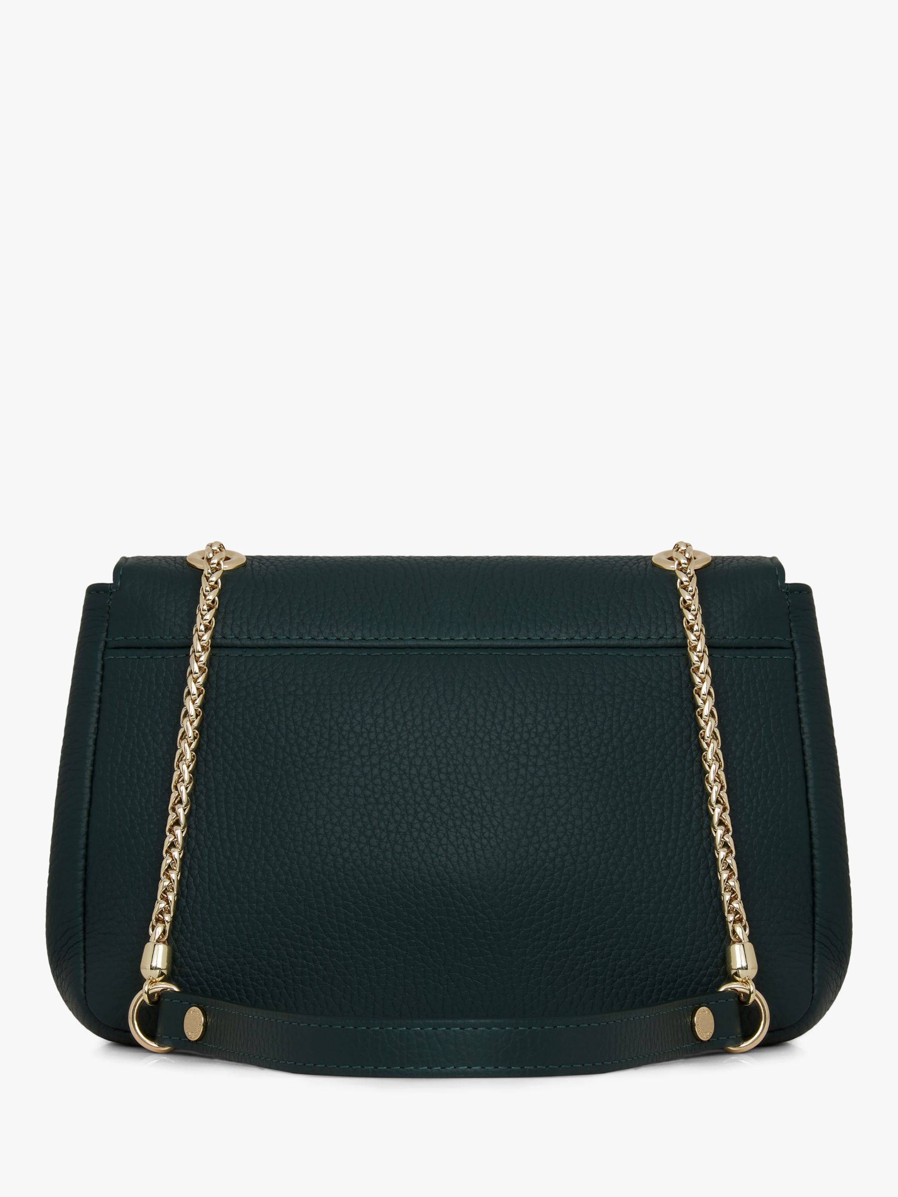 Strathberry East/West Chain Strap Mini Leather Cross Body Bag, Bottle ...