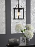 Laura Ashley Harrington Pendant Ceiling Light, Black