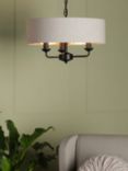 Laura Ashley Sorrento 3 Arm Ceiling Light, Natural