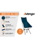 Vango Mirco Steel Tall Chair