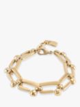 UNOde50 Curious Collection Rectangular Link Bracelet, Gold