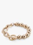 UNOde50 Joyful Collection Link and Bead T-Bar Bracelet