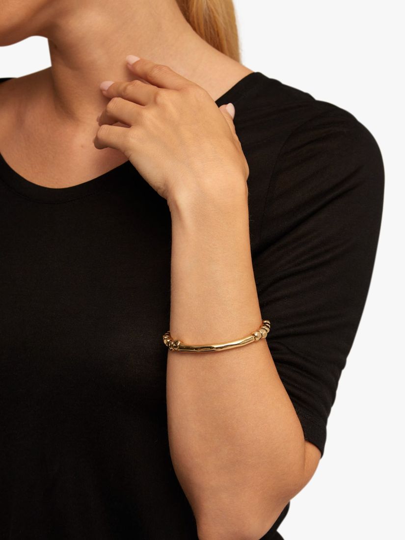 Buy UNOde50 Beaded Tube Bracelet, Gold Online at johnlewis.com