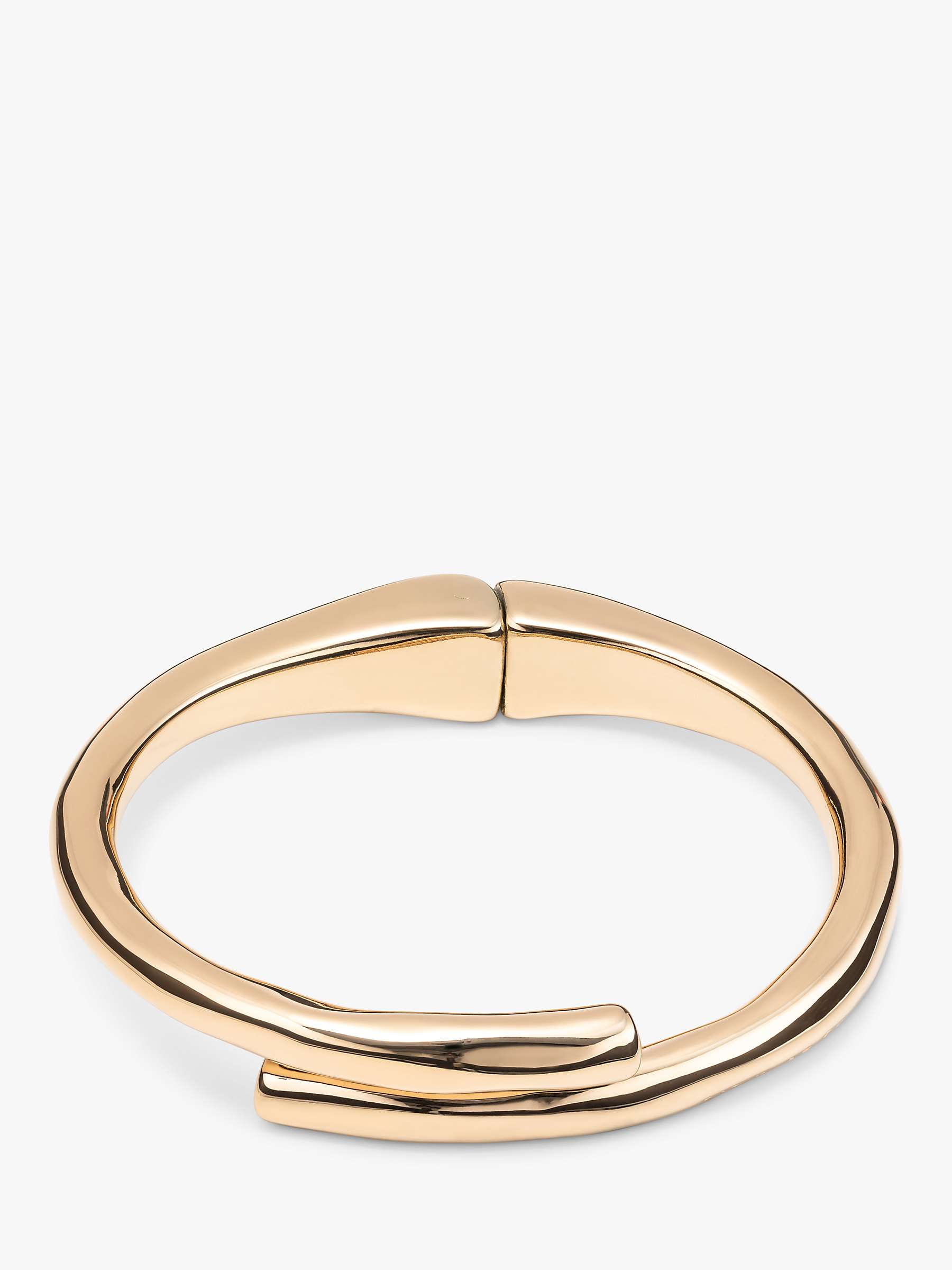Buy UNOde50 Meeting Point Hinged Bangle, Gold Online at johnlewis.com