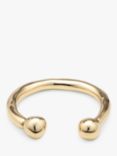 UNOde50 Open End Ball Bead Bangle, Gold