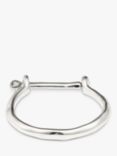 UNOde50 Horseshoe Bangle, Silver