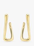 UNOde50 FOR U Shape Drop Earrings, Gold