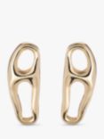 UNOde50 Joyful Collection Elongated Double Link Drop Earrings, Gold