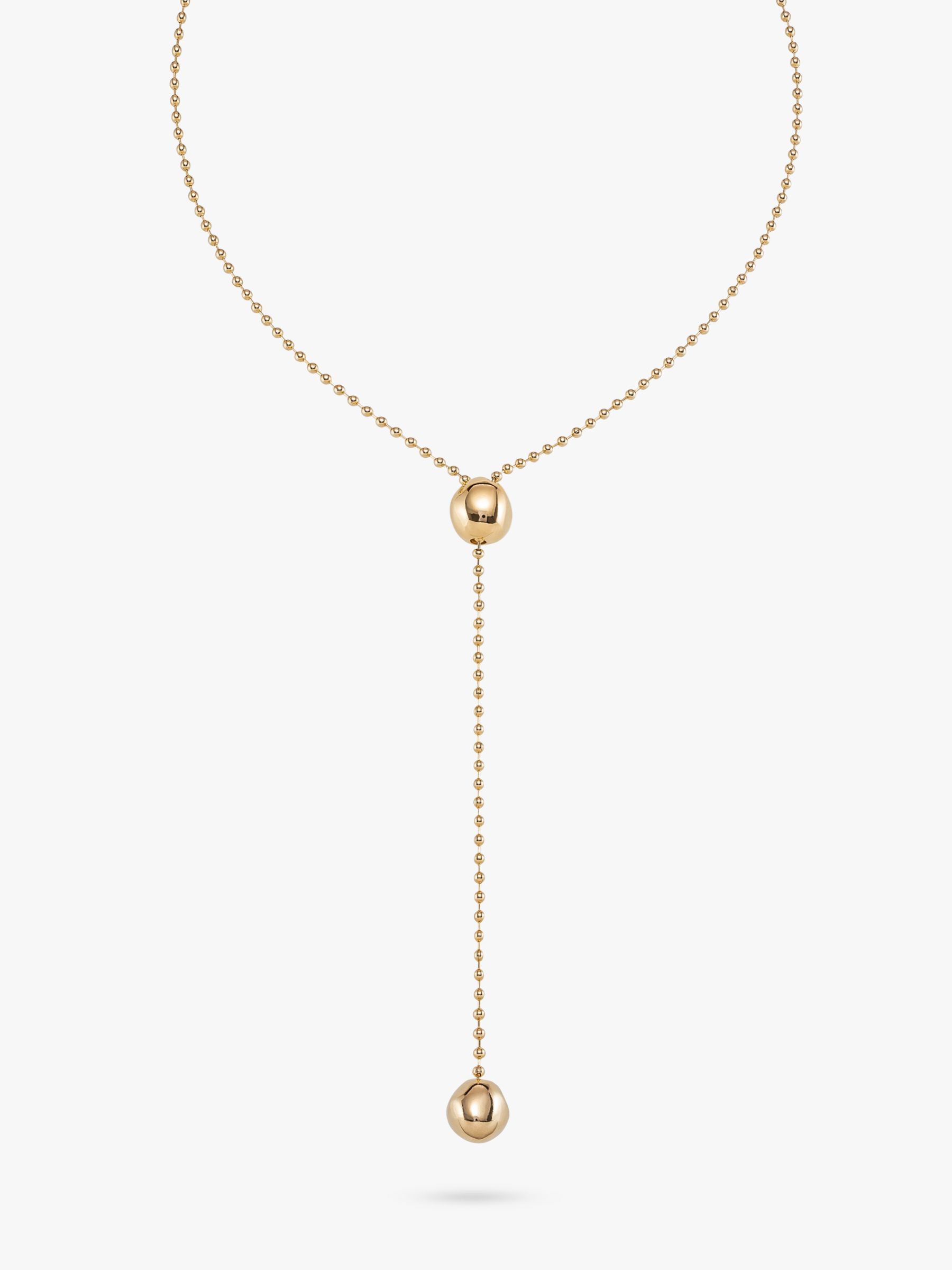UNOde50 Long Y Necklace, Gold
