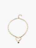 UNOde50 Nails and Hearts Link Collar Necklace, Gold