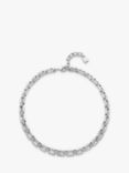 UNOde50 Chain Collar Necklace, Silver