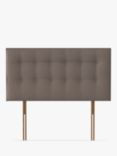 Silentnight Sleep Genius Strutted Headboard, Single, Mink