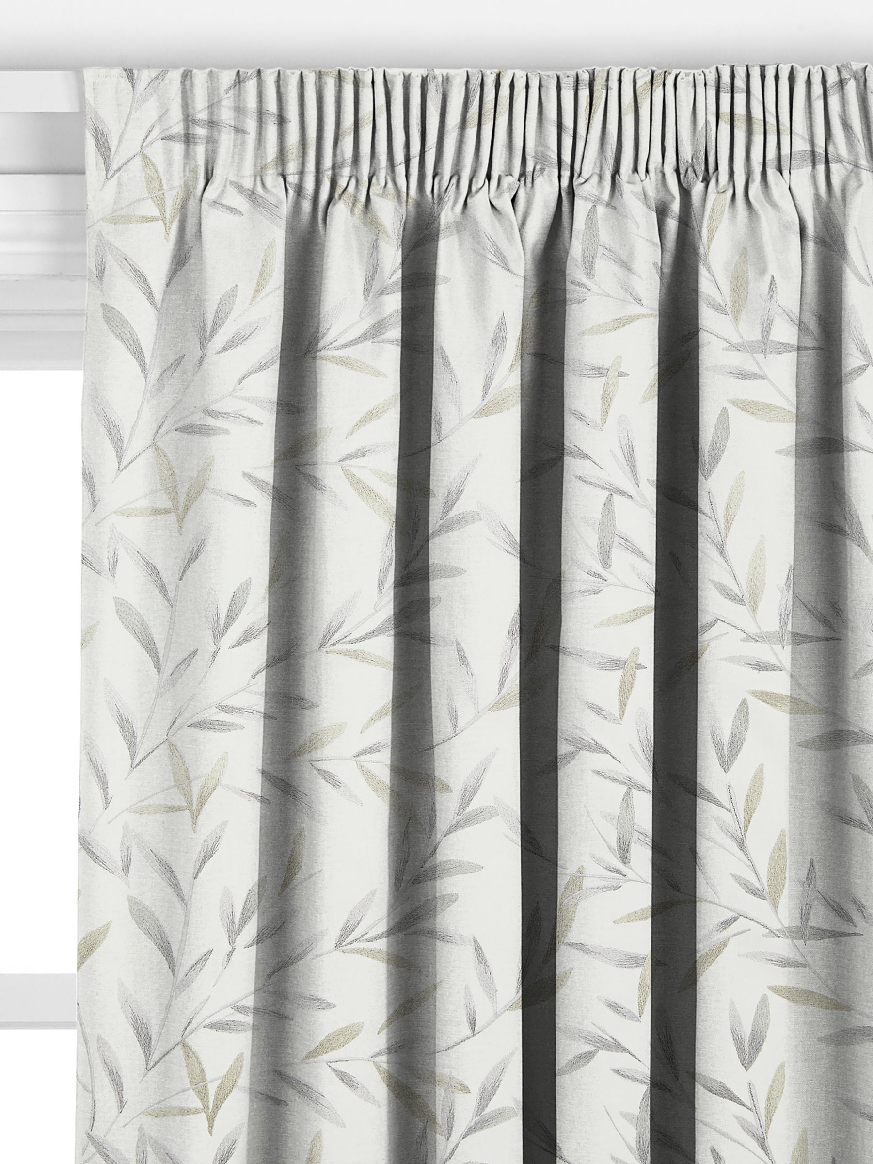 John Lewis Langley Made to Measure Curtains, Natural