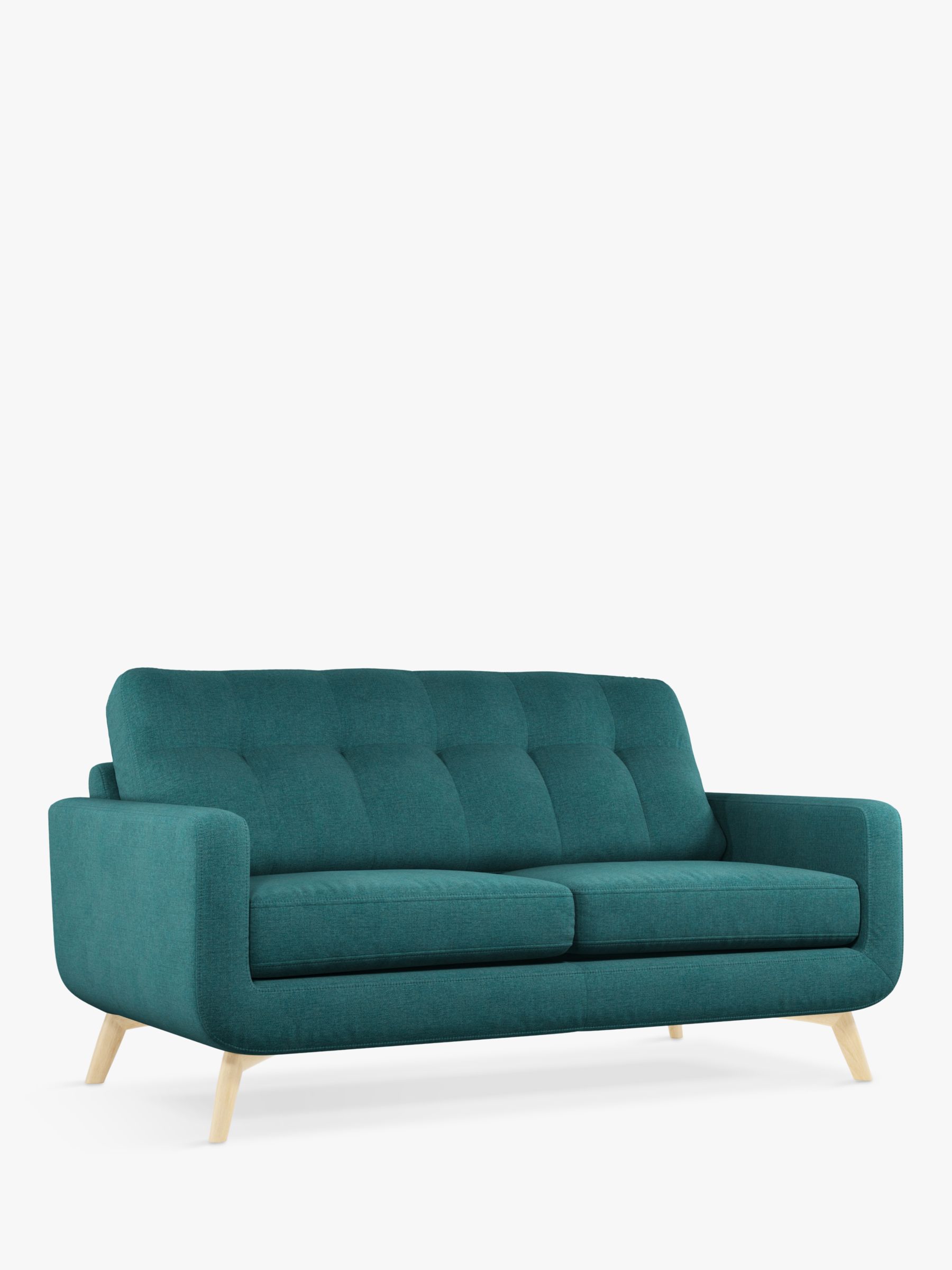 John Lewis Barbican Medium 2 Seater Sofa, Light Leg