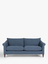 John Lewis Sloane Grand 3 Seater Sofa, Dark Leg