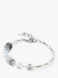 COEUR DE LION Freshwater Pearl and Semi-Precious Stone Bracelet, Silver/Multi