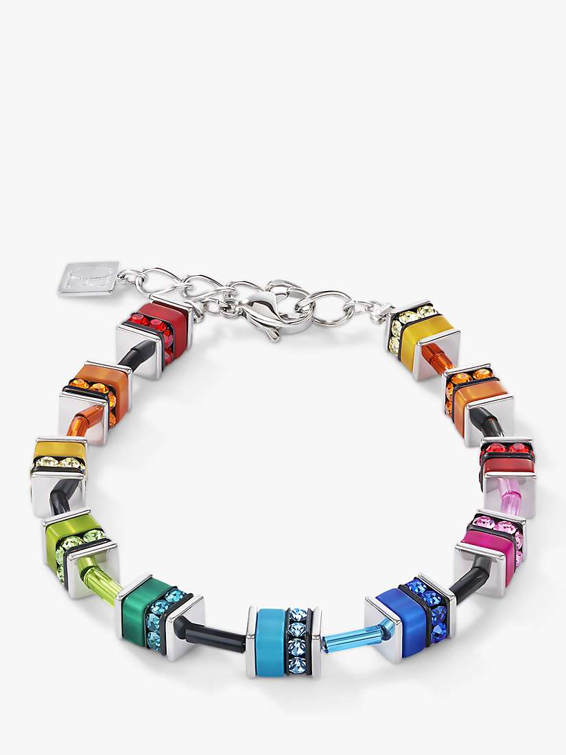 Buy COEUR DE LION Cube Detail Bracelet, Multi Online at johnlewis.com