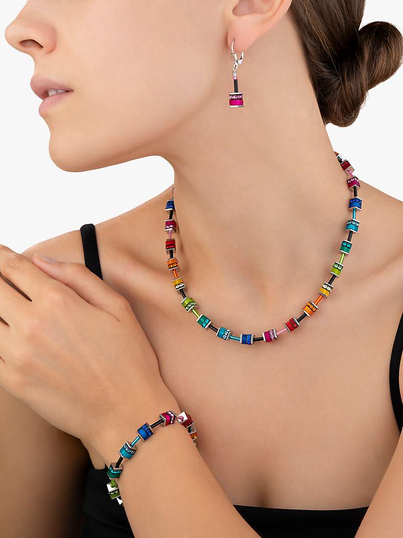 Buy COEUR DE LION Cube Collar Necklace, Multi Online at johnlewis.com