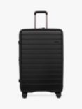 Antler Stamford 4-Wheel 81cm Large Expandable Suitcase, Midnight Black