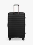 Antler Stamford 4-Wheel 81cm Large Expandable Suitcase, Midnight Black