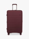 Antler Stamford 4-Wheel 81cm Large Expandable Suitcase, Berry Red