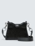 See By Chloé Joan Velvet Embellished Cross Body Bag, Black