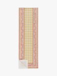 John Lewis Orangery Linen Cotton Table Runner, 250cm, Orange/Multi