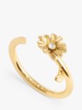 Coach Daisy Floral Open Ring, Gold
