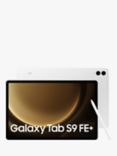 Samsung Galaxy Tab S9 FE+ Tablet with Bluetooth S Pen, Android, 8GB RAM, 128GB, Wi-Fi, 12.4", Silver