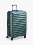 DELSEY Shadow 5.0 82cm 8-Wheel Extra Large Suitcase, Green