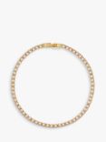 Orelia Pearl Tennis Bracelet, Gold/White