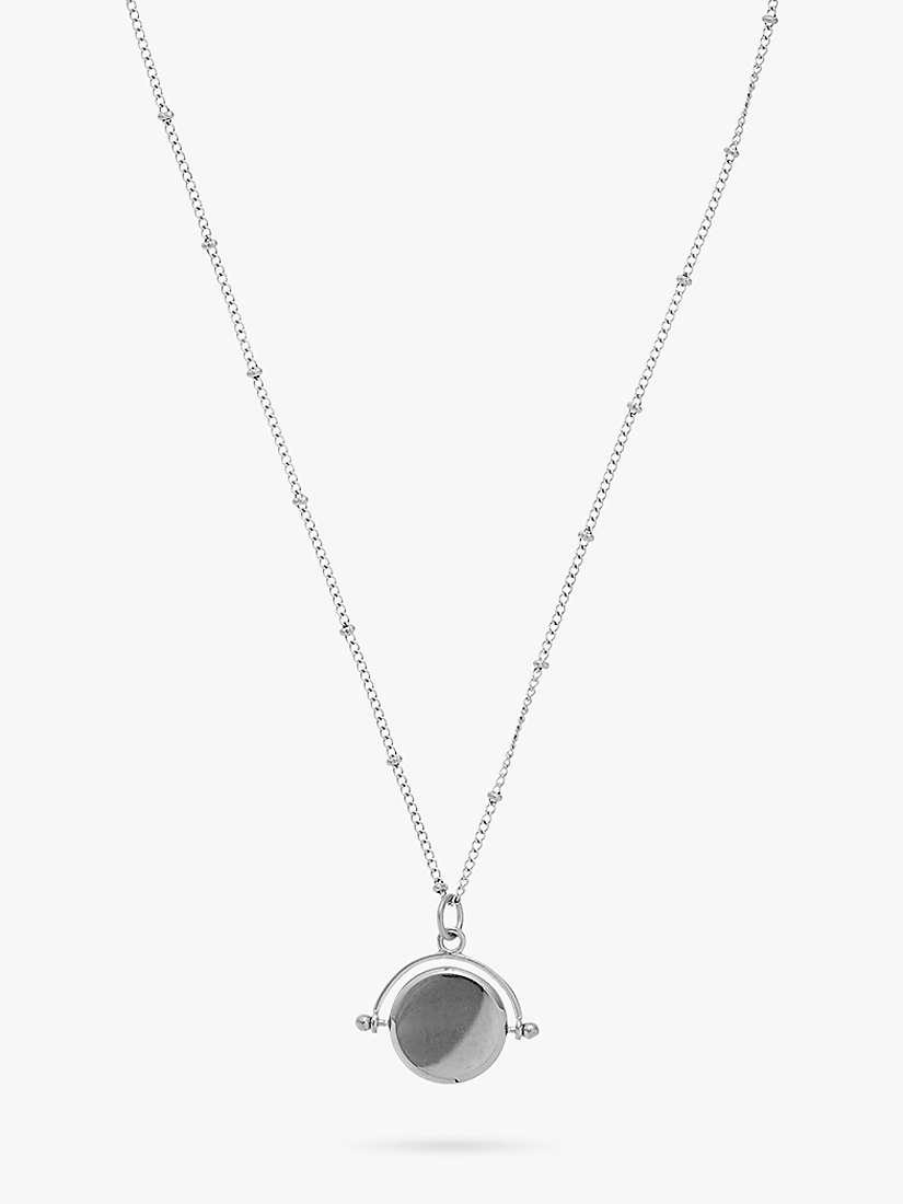 Buy Orelia Faceted Disc Spinner Pendant Necklace Online at johnlewis.com