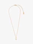 Orelia Swarovski Crystal Opal Ditsy Pendant Necklace, Gold