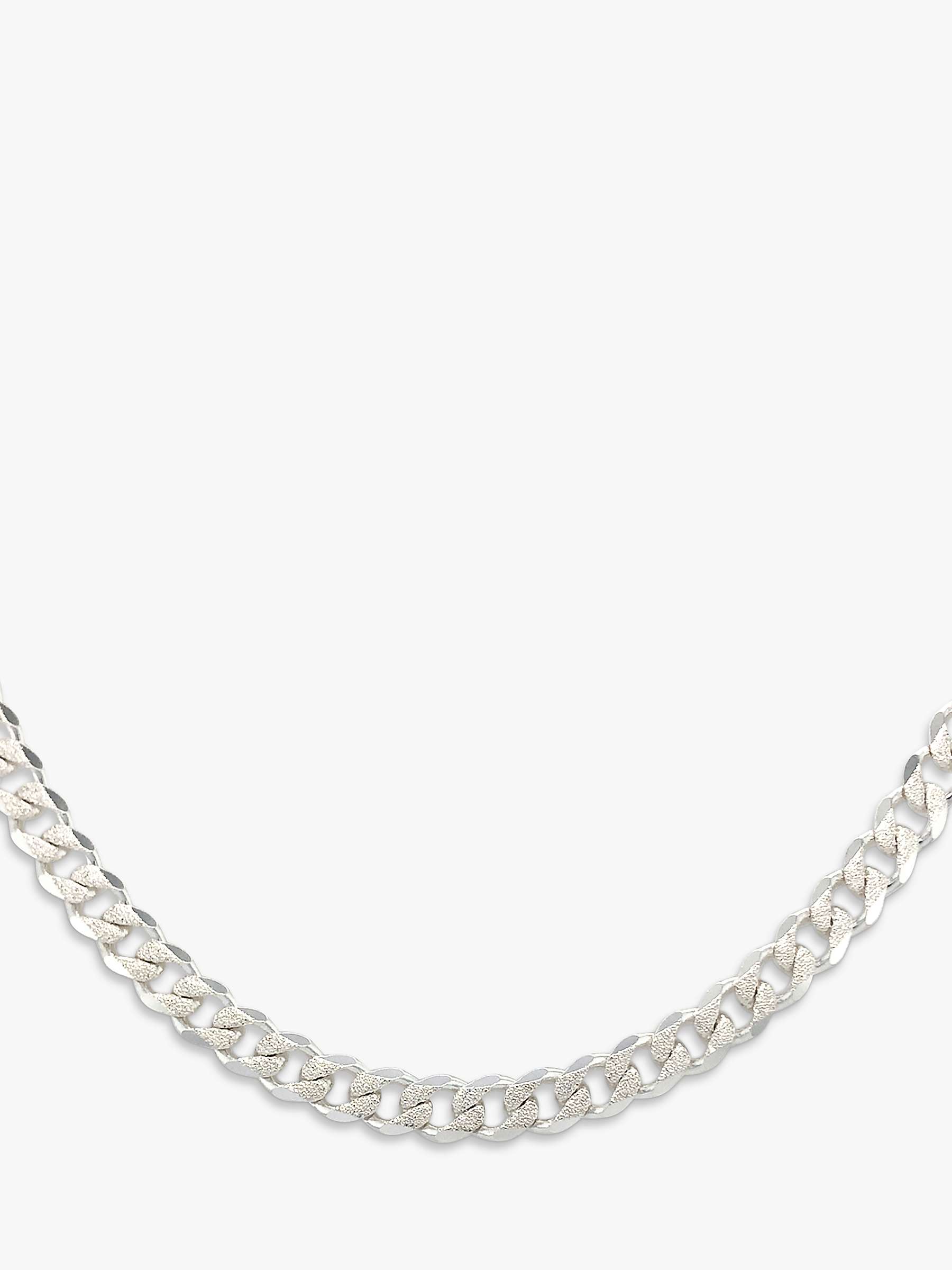 Buy Vintage Fine Jewellery Second Hand Textured Curb Link Chain Necklace, Dated Circa 1980s Online at johnlewis.com