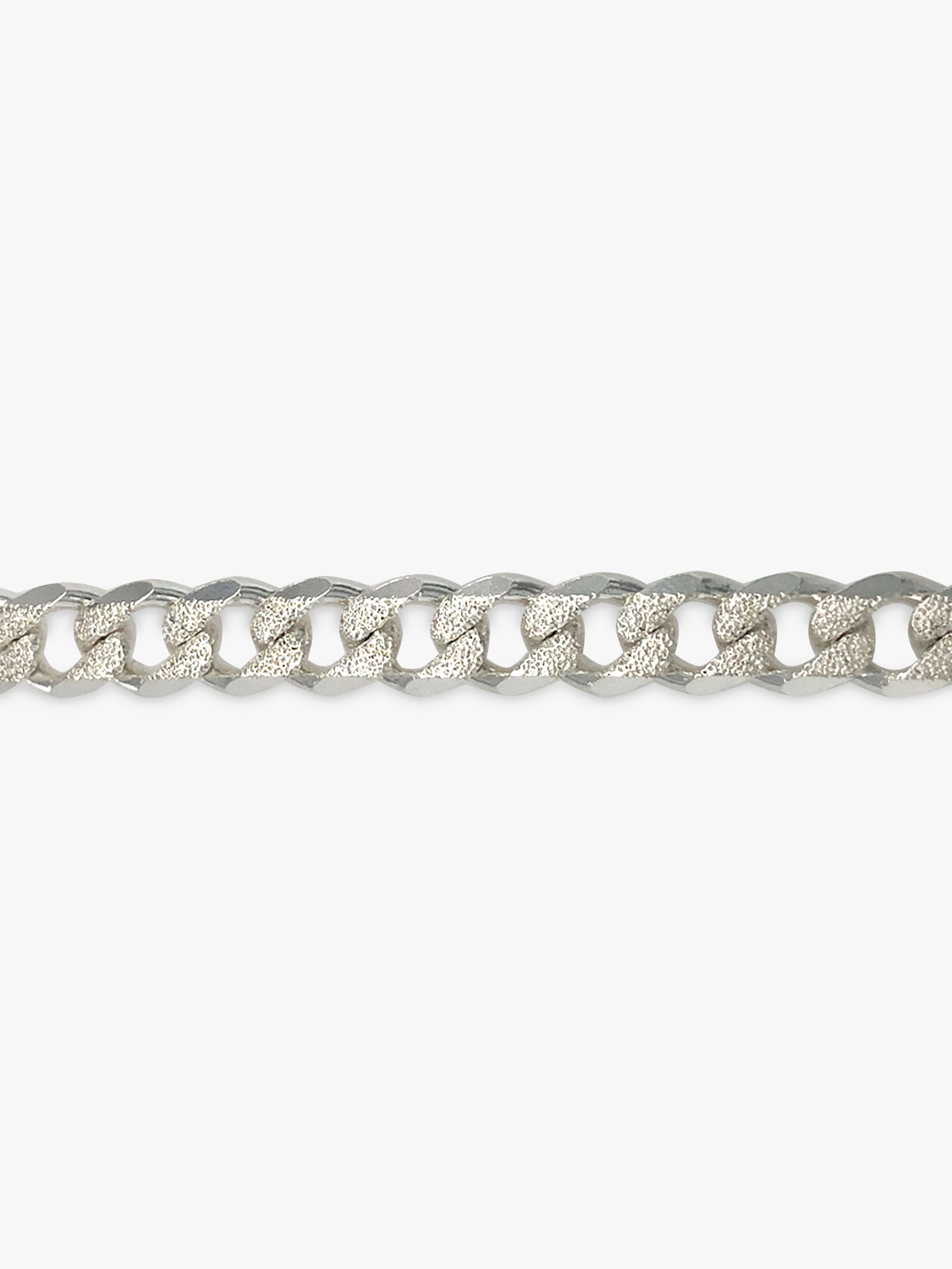 Buy Vintage Fine Jewellery Second Hand Textured Curb Link Chain Necklace, Dated Circa 1980s Online at johnlewis.com