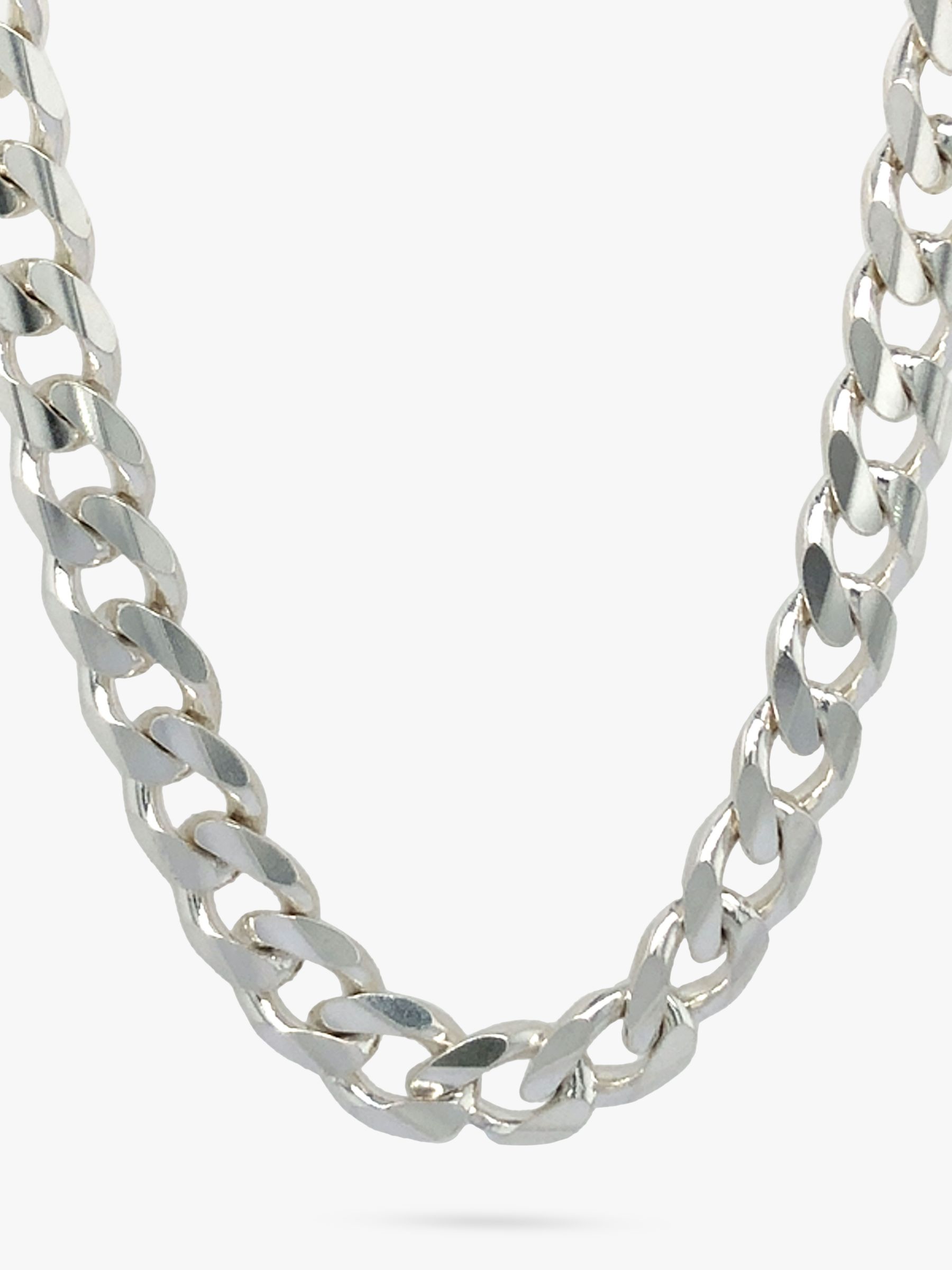 Buy Vintage Fine Jewellery Second Hand Curb Link Chain Necklace, Dated Circa 1980s Online at johnlewis.com