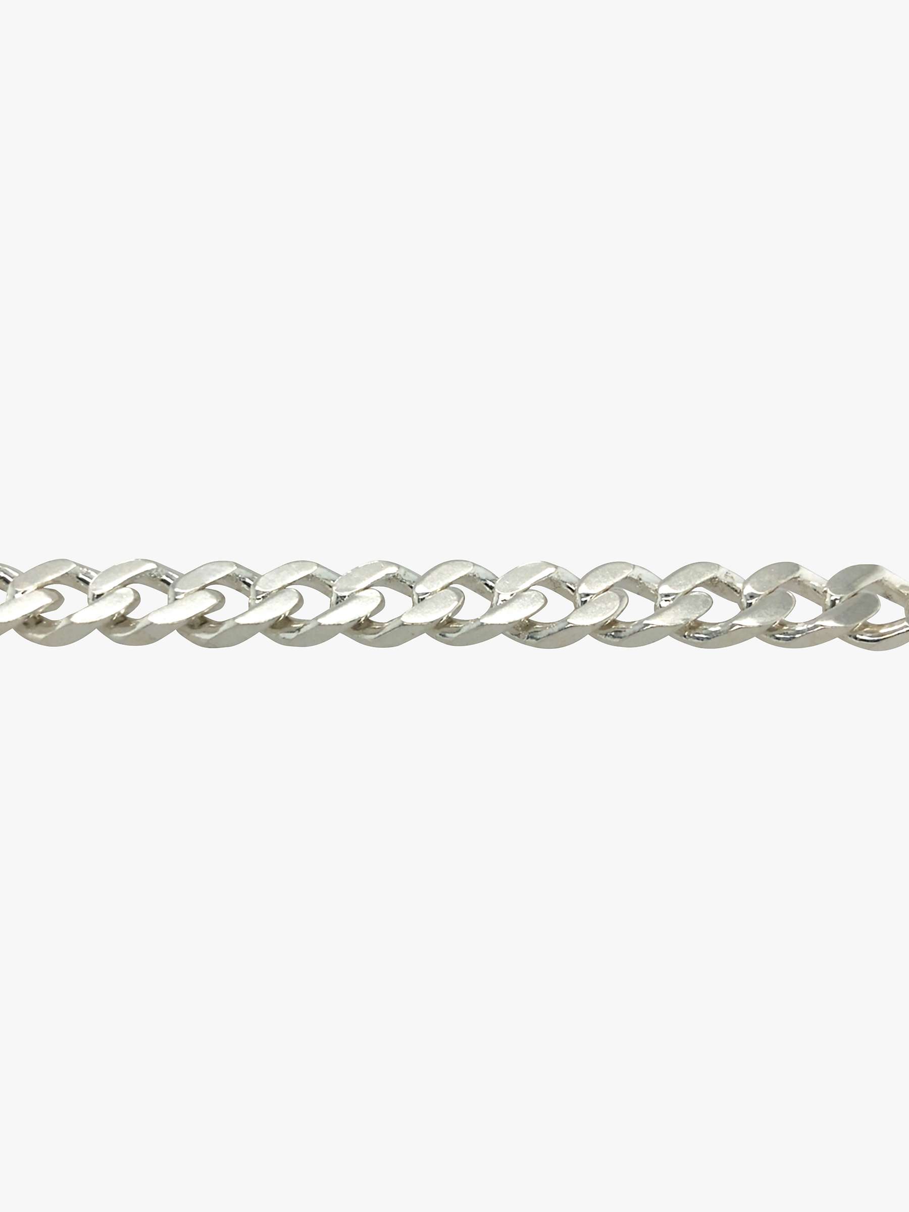 Buy Vintage Fine Jewellery Second Hand Flat Curb Link Chain Necklace, Dated Circa 1980s Online at johnlewis.com
