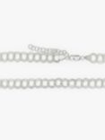 Vintage Fine Jewellery Second Hand Double Curb Link Chain Necklace, Dated Circa 1980s