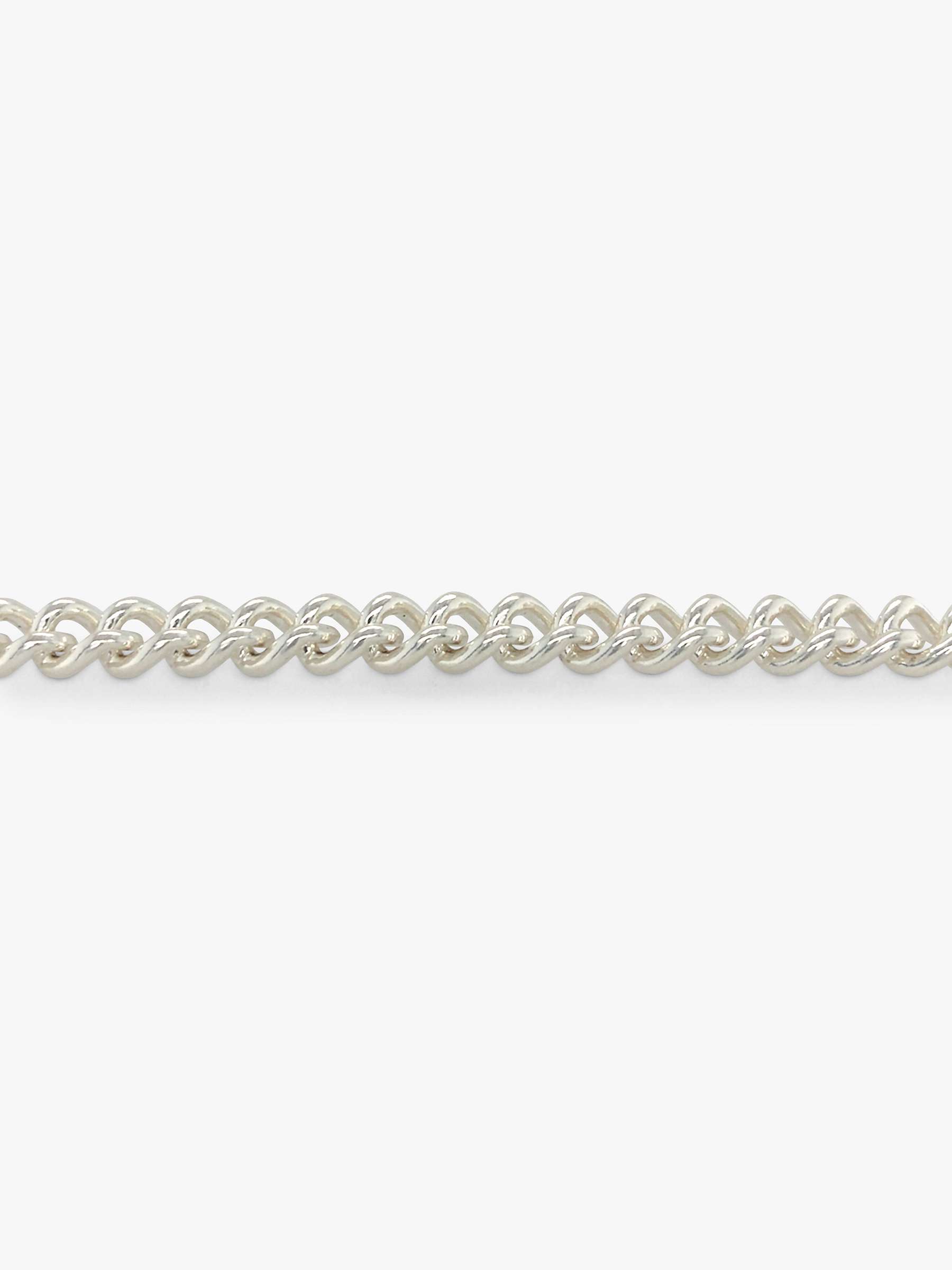 Buy Vintage Fine Jewellery Second Hand Curb Link Chain Necklace, Dated Circa 2000s Online at johnlewis.com