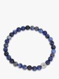 Coach Semi-Precious Stone Beaded Stretch Bracelet, Sodalite