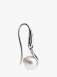 Skagen Agnethe Pearl Drop Earrings, Silver