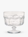 Artland Pearl Ridge Glass Trifle Bowl, 20cm, Clear
