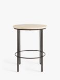 John Lewis Pin Side Table, Natural/Black