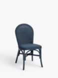 John Lewis Woven Cane Dining Chair, Blue