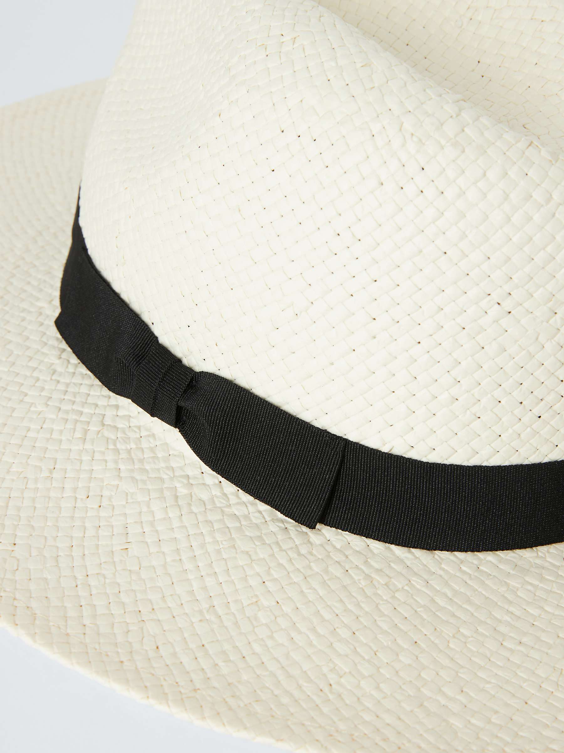 Buy John Lewis Fedora Hat, FSC-Certified, Cream Online at johnlewis.com