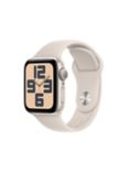 Apple Watch SE (2023) GPS, 40mm, Sport Band, Medium-Large, Starlight