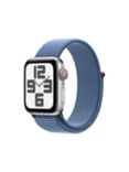Apple Watch SE (2023) GPS + Cellular, 40mm, Sport Loop, One Size, Silver/Winter Blue