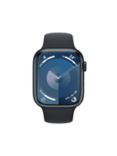 Apple Watch Series 9 GPS + Cellular, 45mm, Aluminium Case, Sport Band, Medium-Large, Midnight