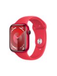 Apple Watch Series 9 GPS + Cellular, 45mm, Aluminium Case, Sport Band, Small-Medium, (product)red